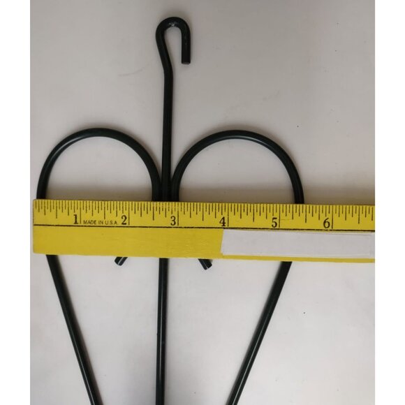 Heart Shaped Sconces (lot of 2) set Green Metal & Wood Candle Holder wall decor - Picture 9 of 9